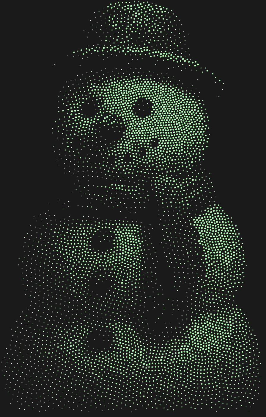 Трафарет Снеговик — SNOWMAN1