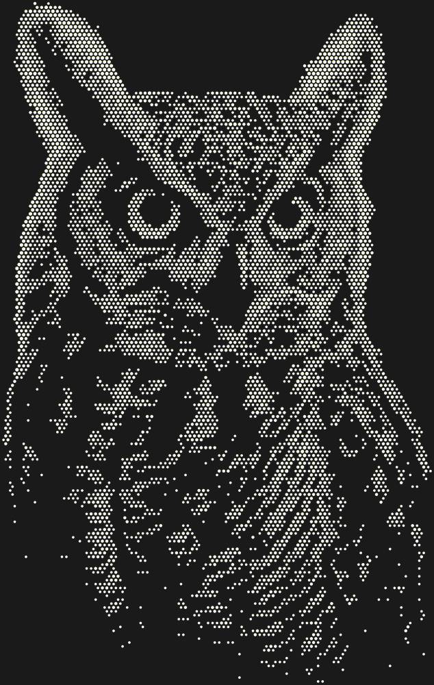 Трафарет Сова — RHT_OWL2_MULTY_CRYSTAL_AB