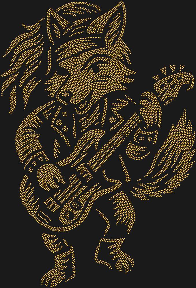 Трафарет Rocker Fox — RHT_FOXROCKER1_SS5_RED_VOLCANO