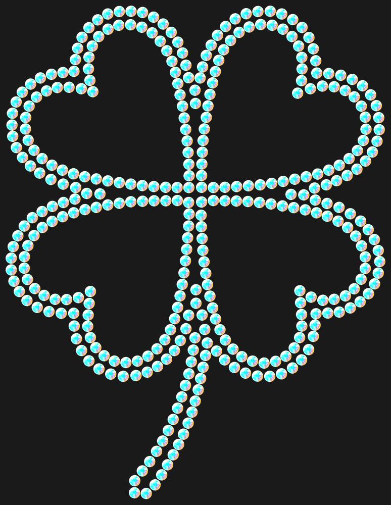 Трафарет Clover — RHT_CLOVER1_SS16_CRYSTAL_AB_DMC