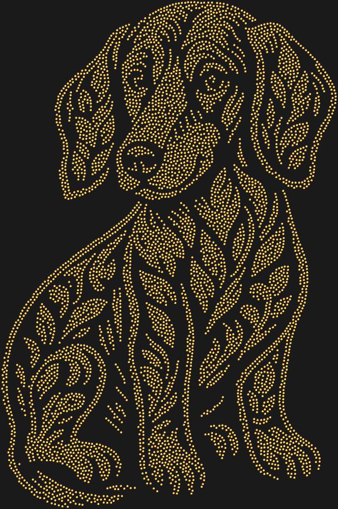 Трафарет Dachshund puppy — RHT_DACHSHUNDPUPPY1_SS5_RED_VOLCANO