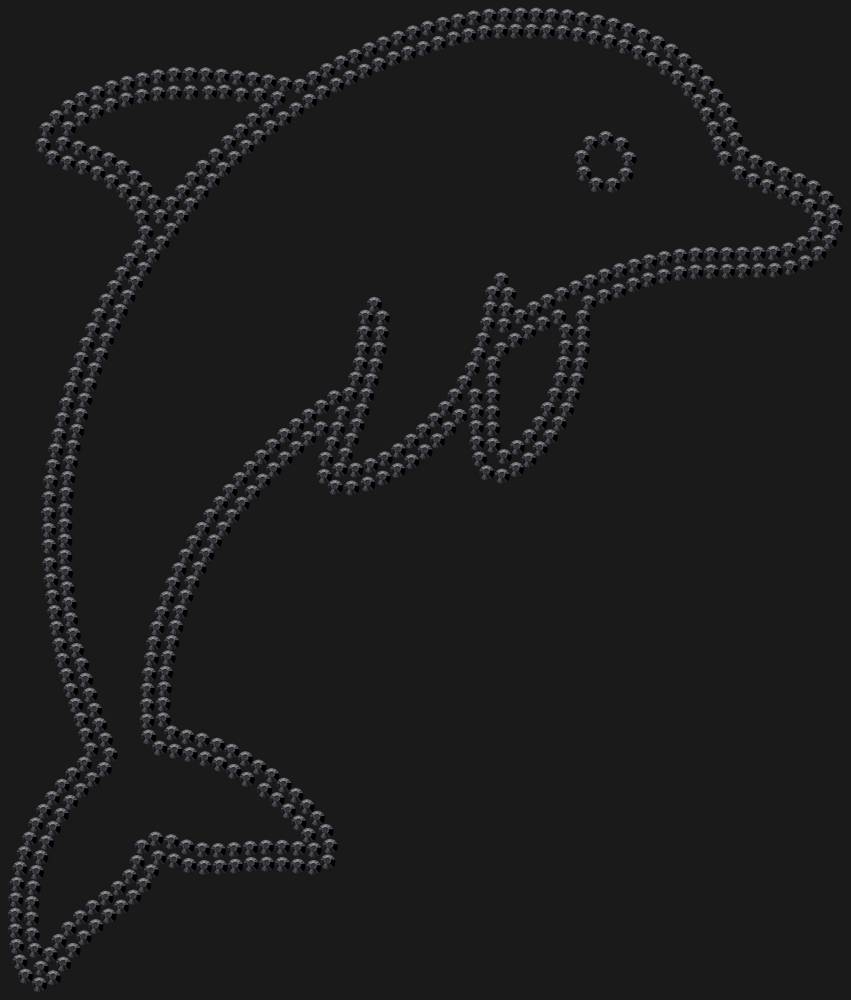 Трафарет Dolphin — RHT_DOLPHIN1_SS16_JET_BLACK