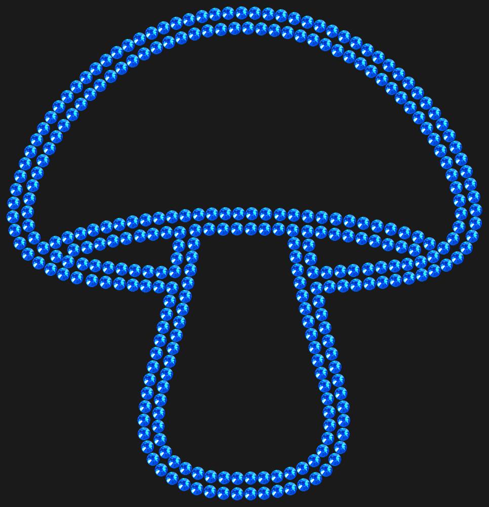 Трафарет Mushroom — RHT_MUSHROOM1_SS16_SAPPHIRE