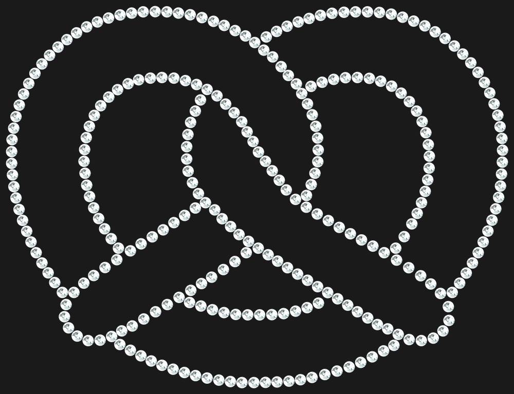 Трафарет Pretzel — RHT_PRETZEL1_SS20_CRYSTAL_CLEAR