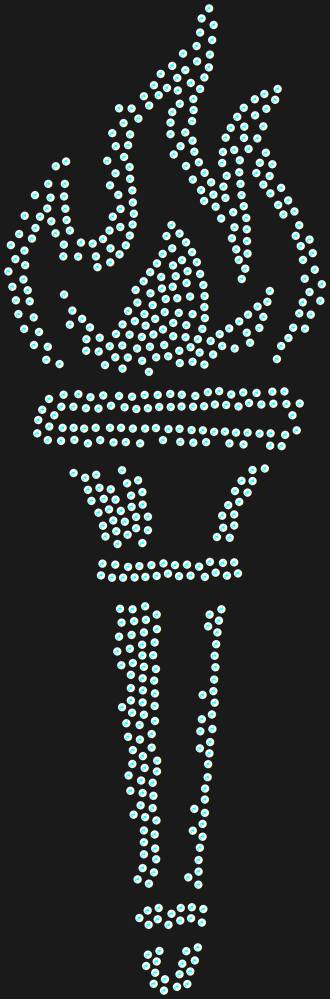 Трафарет Torch — RHT_TORCH1_SS10_CRYSTAL_AB_DMC