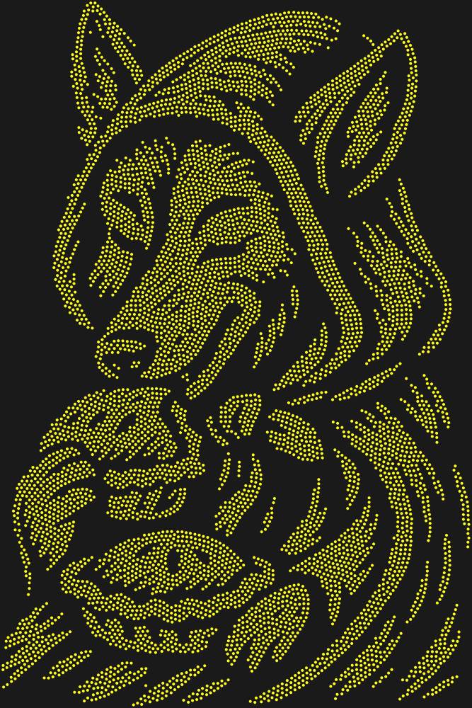 Трафарет Волк в красной шапочке — RHT_WOLFWITHPIE1_SS5_CITRINE