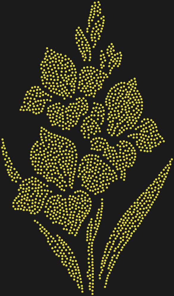 Трафарет Gladioli — RHT_GLADIOLUS1_SS10_OLIVE