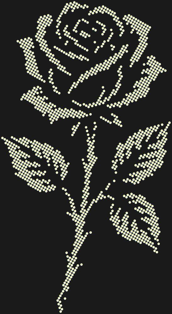 Трафарет Gothic Rose — RHT_ROSE2_SS12_CRYSTAL_AB