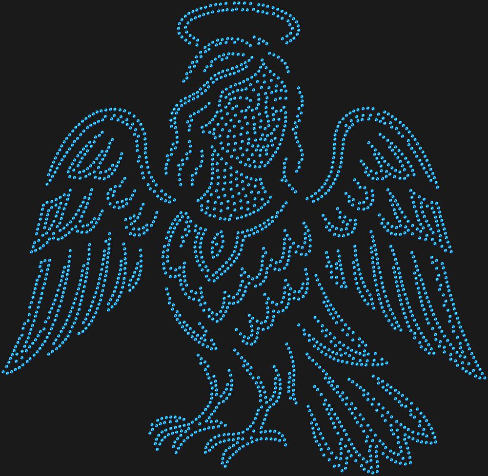 Трафарет Sirin (bird) — RHT_SIRIN1_SS10_SAPPHIRE