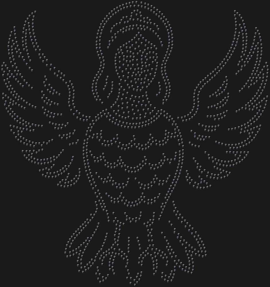 Трафарет Alkonost bird — RHT_ALKONOST1_SS10_JET_BLACK