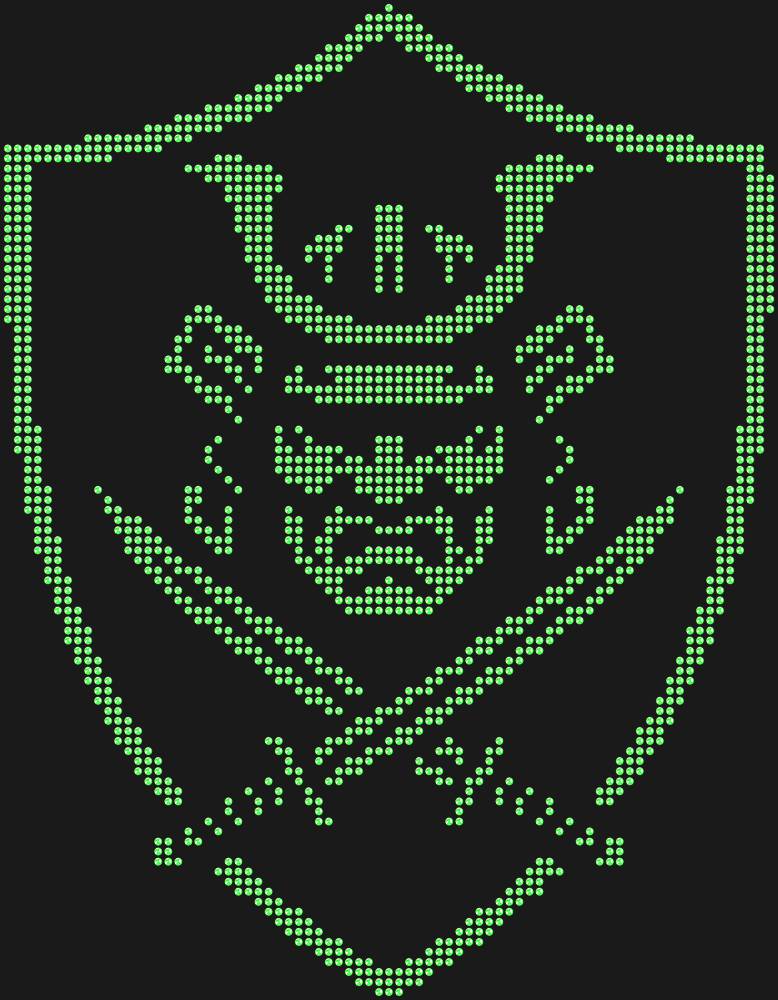 Трафарет Samurai shield — RHT_SAMURAI1_SS10_LT_PERIDOT