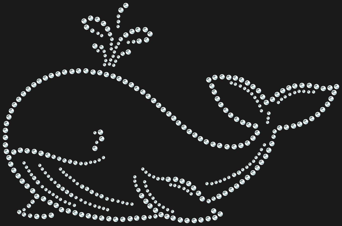 Трафарет Кит с фонтаном — WHALEFOUNTAIN1