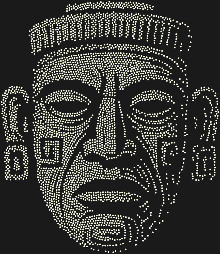 Трафарет Маска Мексика — RHT_MEXICANMASK1_SS16_CRYSTAL_AB