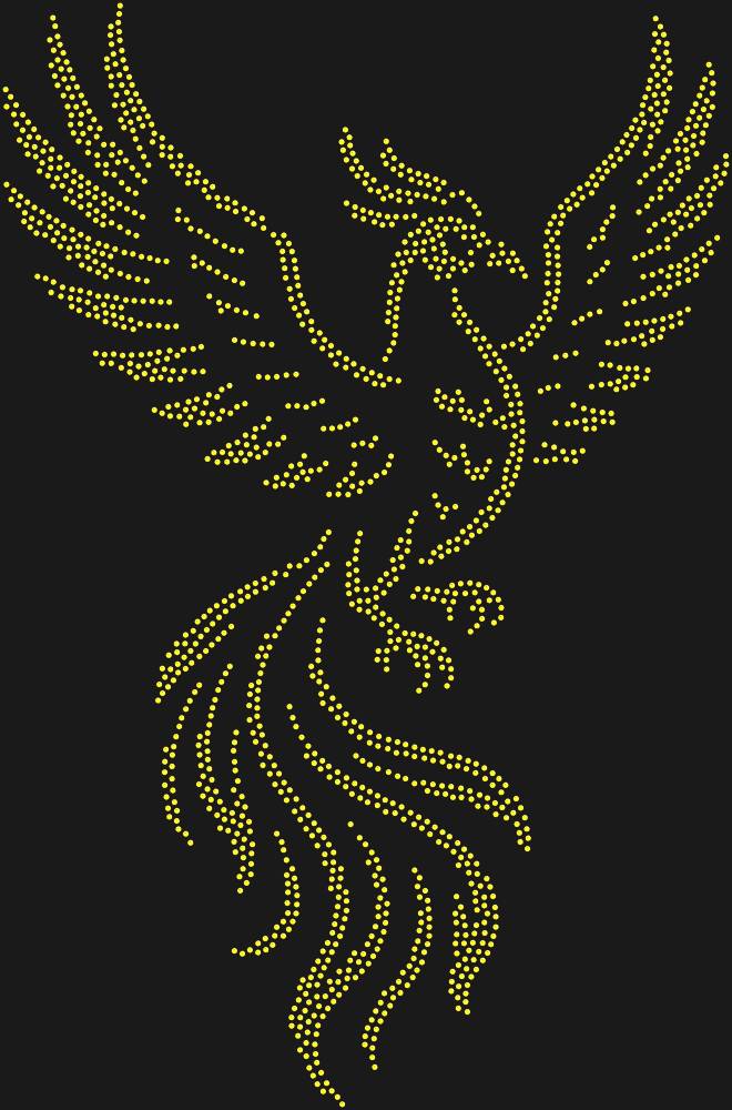 Трафарет Phoenix bird — RHT_FENIX1_SS16_TOPAZ