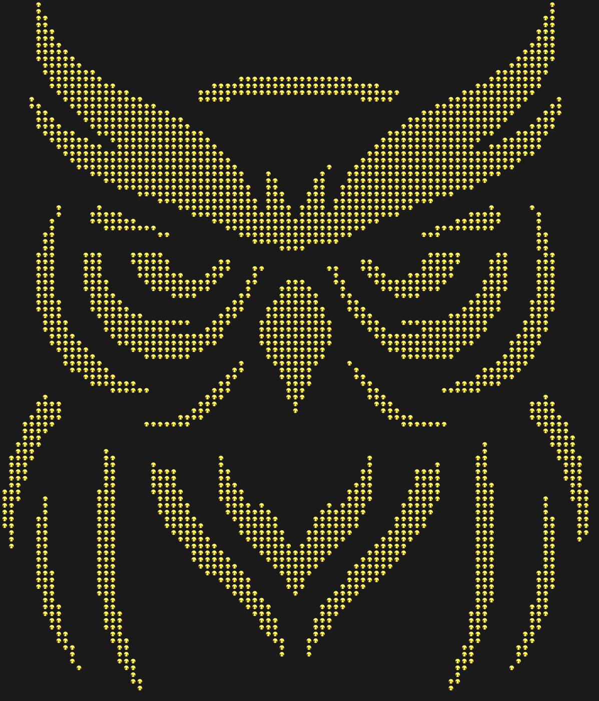 Трафарет Недовольная сова — OWLSCOLD1