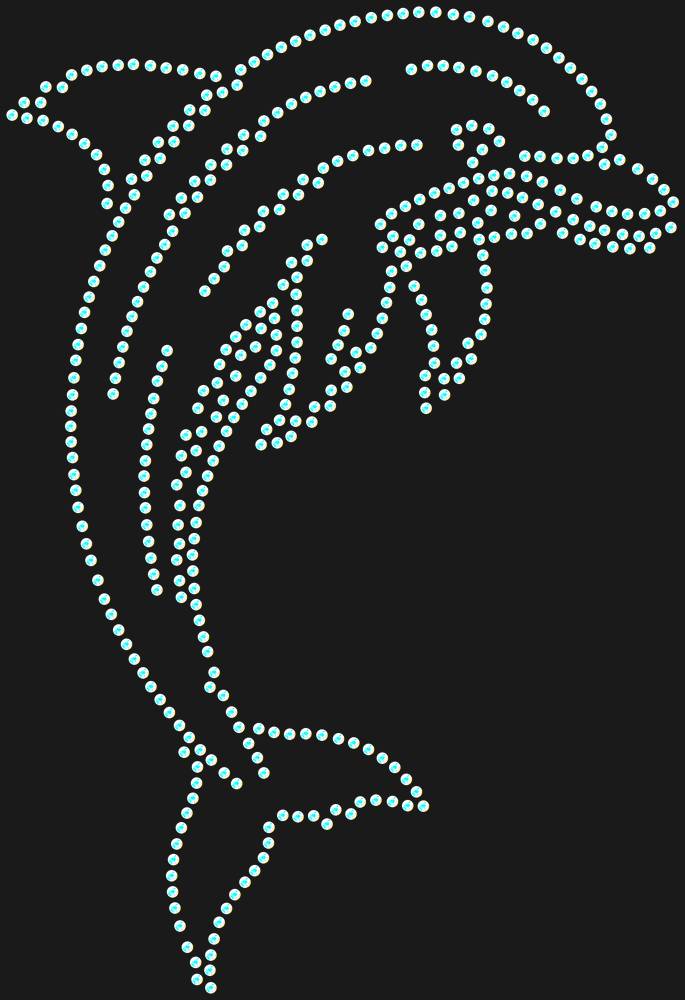 Трафарет Dolphin — RHT_DOLPHIN2_SS6_CRYSTAL_AB_DMC