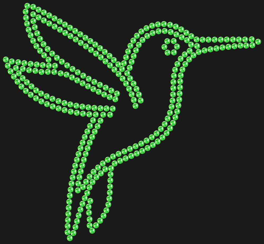 Трафарет Hummingbird — RHT_HUMMINGBIRD1_SS16_LT_PERIDOT