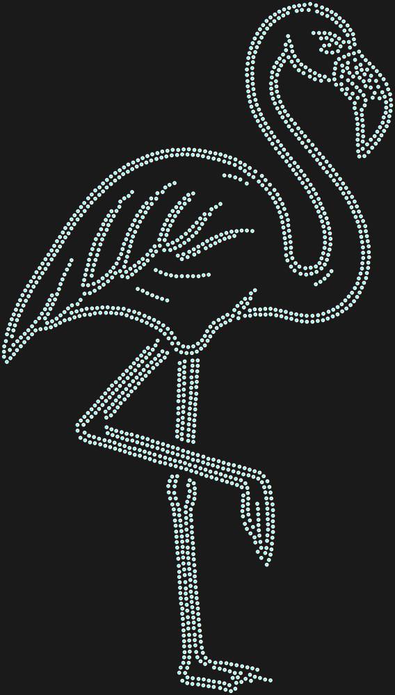 Трафарет Flamingo — RHT_FLAMINGO1_SS10_CRYSTAL_AB_DMC