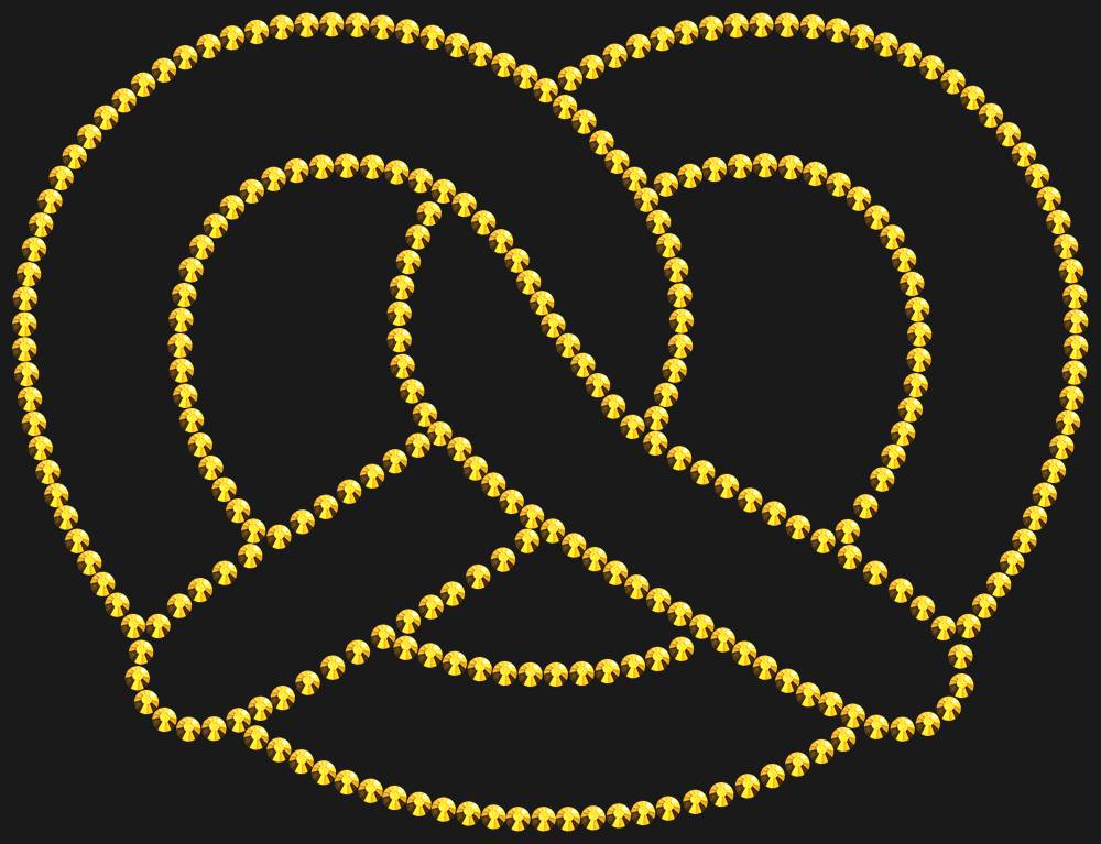 Трафарет Pretzel — RHT_PRETZEL1_SS16_GOLD