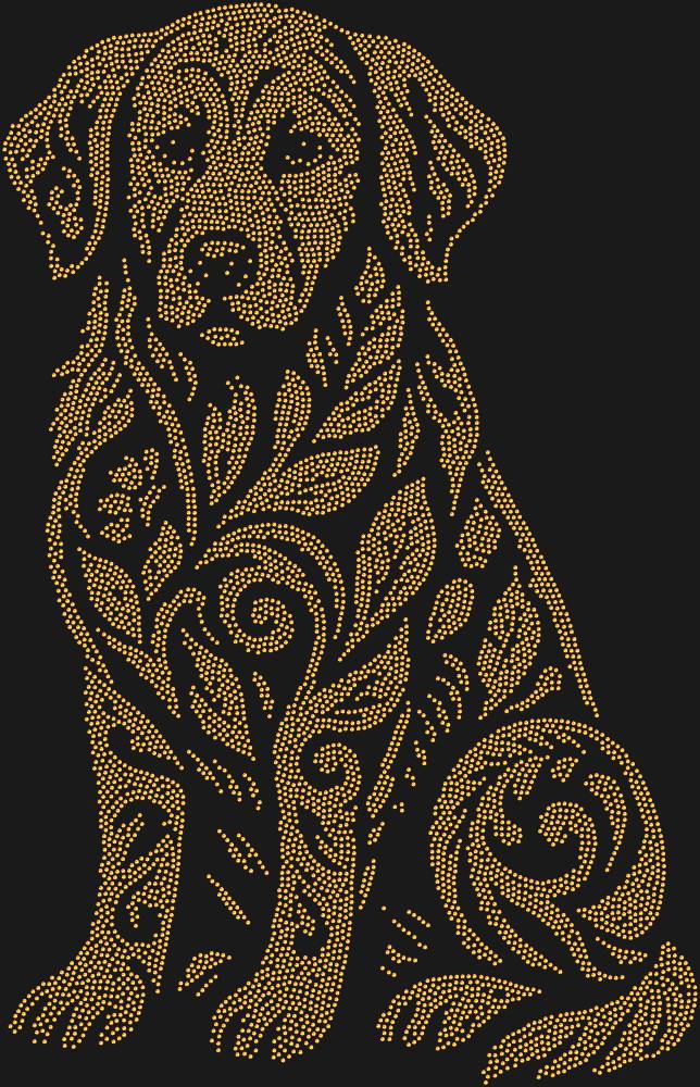 Трафарет Labrador Retriever — RHT_LABRADOR1_SS4_RED_VOLCANO