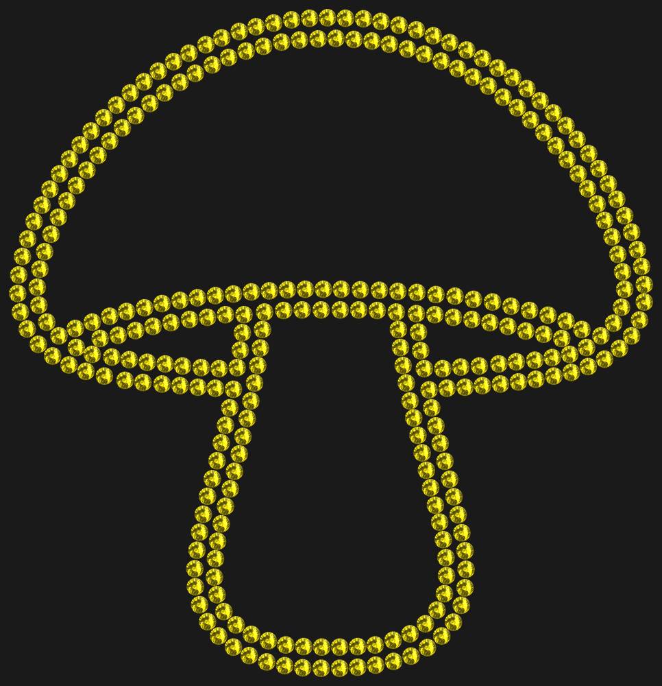 Трафарет Mushroom — RHT_MUSHROOM1_SS10_OLIVE