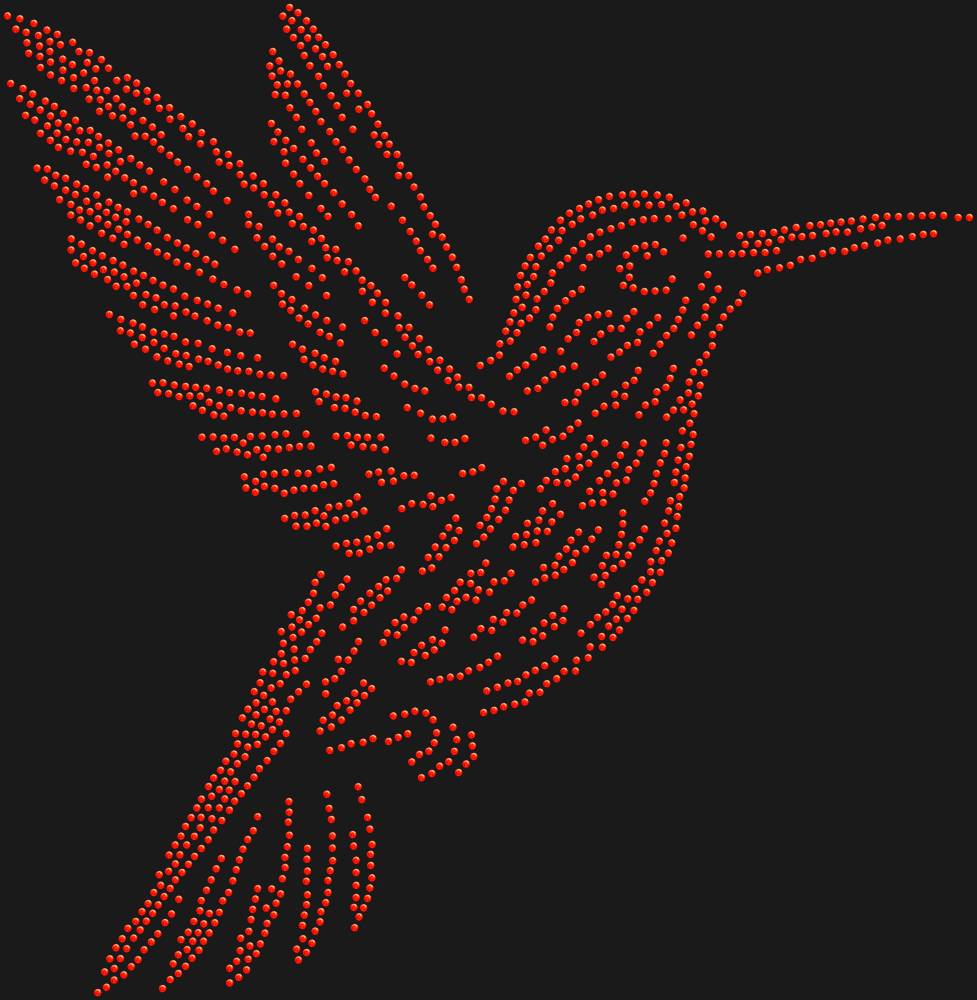 Трафарет Колибри — RHT_HUMMINGBIRD3_SS10_LT_SIAM