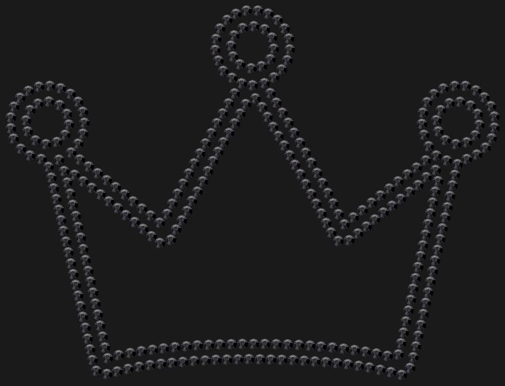 Трафарет Crown — RHT_CROWN1_SS16_JET_BLACK