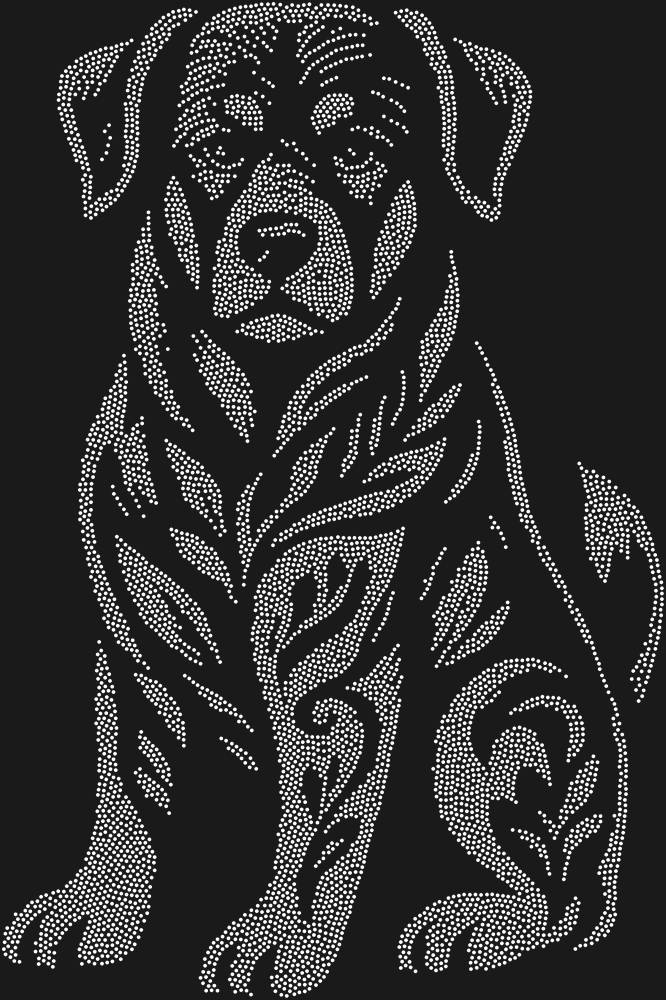 Трафарет Ротвейлер — RHT_ROTTWEILER1_SS5_CRYSTAL_CLEAR
