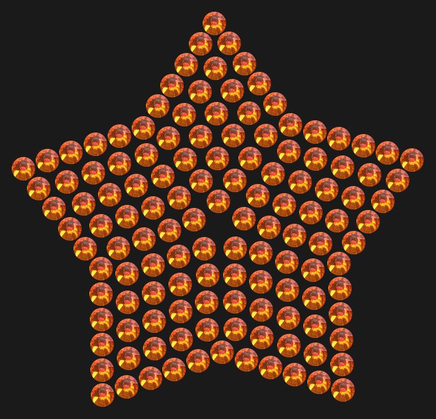 Трафарет Compact star — RHT_STAR2_SS16_RED_VOLCANO