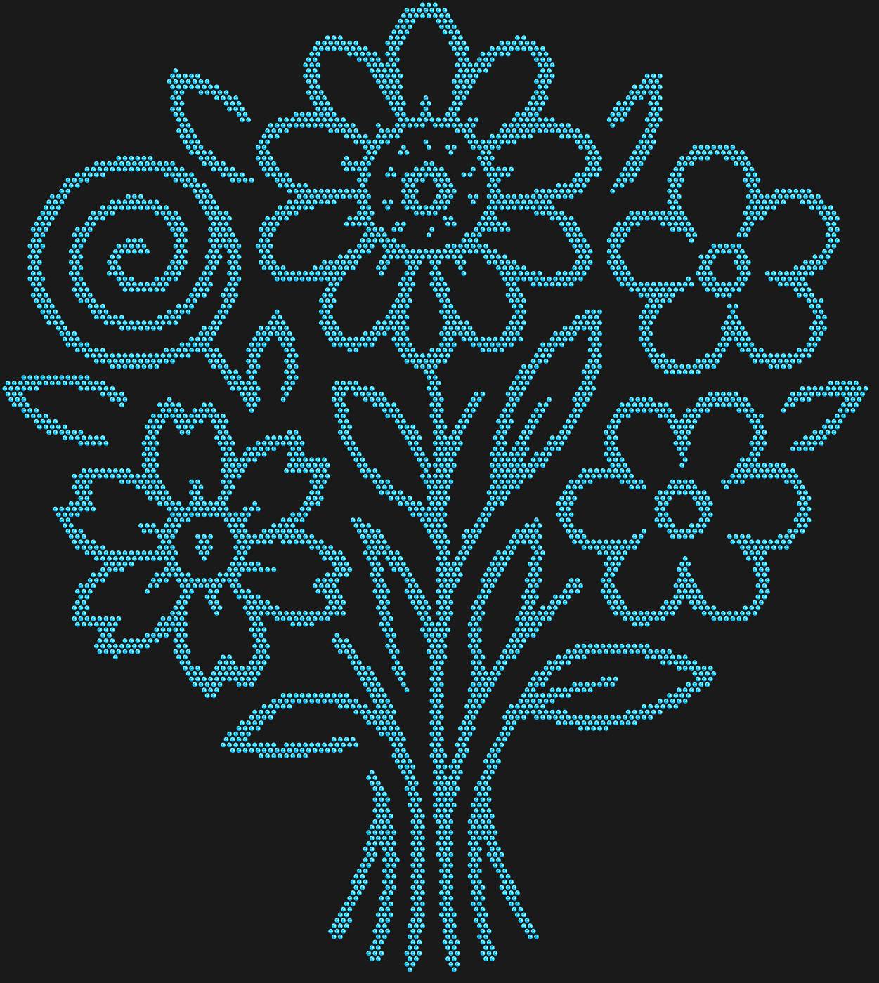 Трафарет Букет — BOUQUETFLOWER1