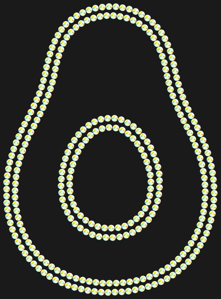 Трафарет Avocado — RHT_AVOCADO1_SS16_CRYSTAL_AB