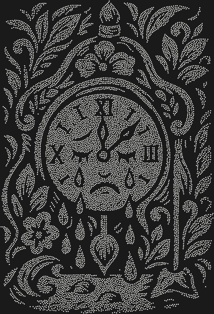 Трафарет The clock that could cry — RHT_CRYINGCLOCK1_SS10_CRYSTAL_AB