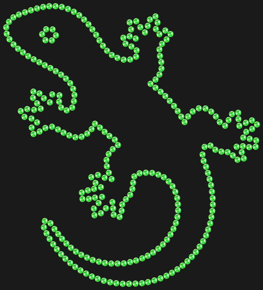 Трафарет Lizard — RHT_LIZARD1_SS10_LT_PERIDOT