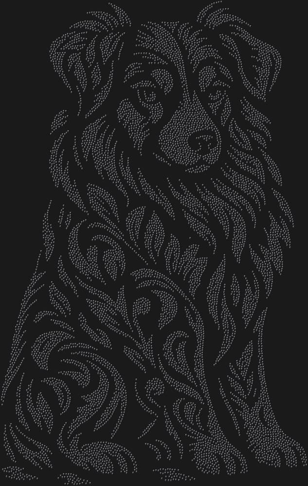Трафарет Австралийская овчарка — RHT_AUSTRALIANSHAPHERD1_SS20_JET_BLACK