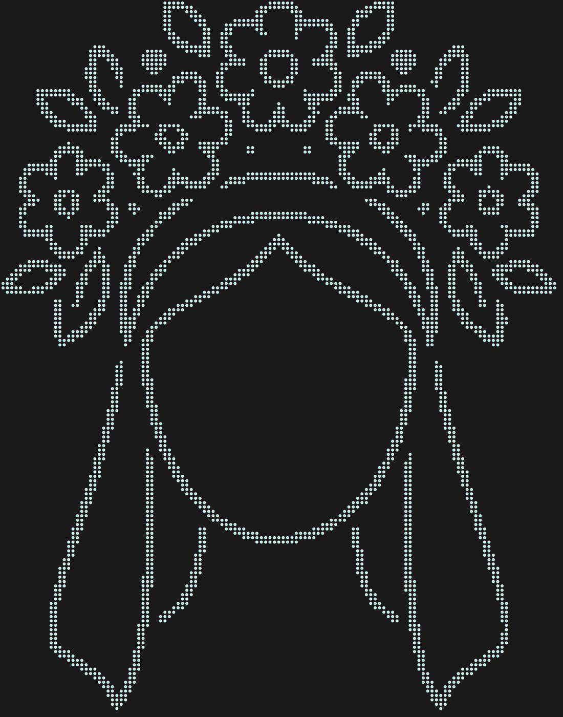 Трафарет Венец — WREATH1