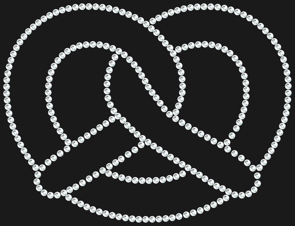 Трафарет Pretzel — RHT_PRETZEL1_SS16_CRYSTAL_CLEAR