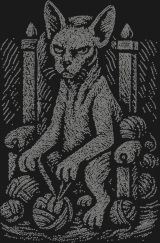 Трафарет Emperor Cat — RHT_CATEMPEROR1_SS5_CRYSTAL_AB