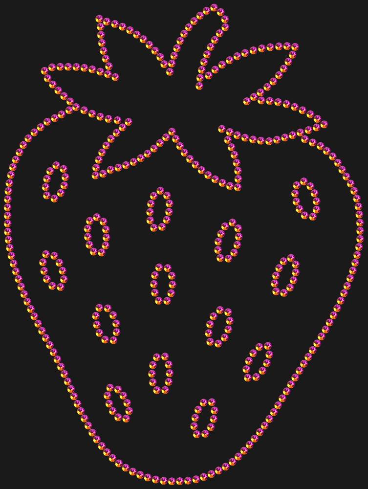 Трафарет Strawberry — RHT_STRAWBERRY2_SS16_RAINBOW