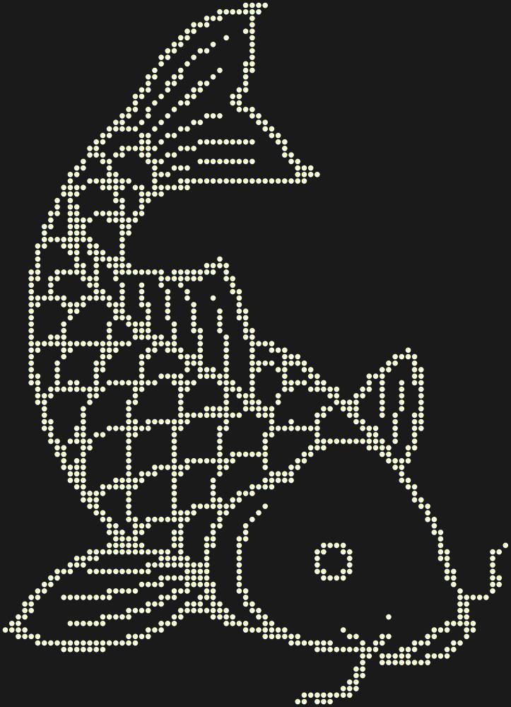 Трафарет Koi carp — RHT_CARP1_SS16_CRYSTAL_AB