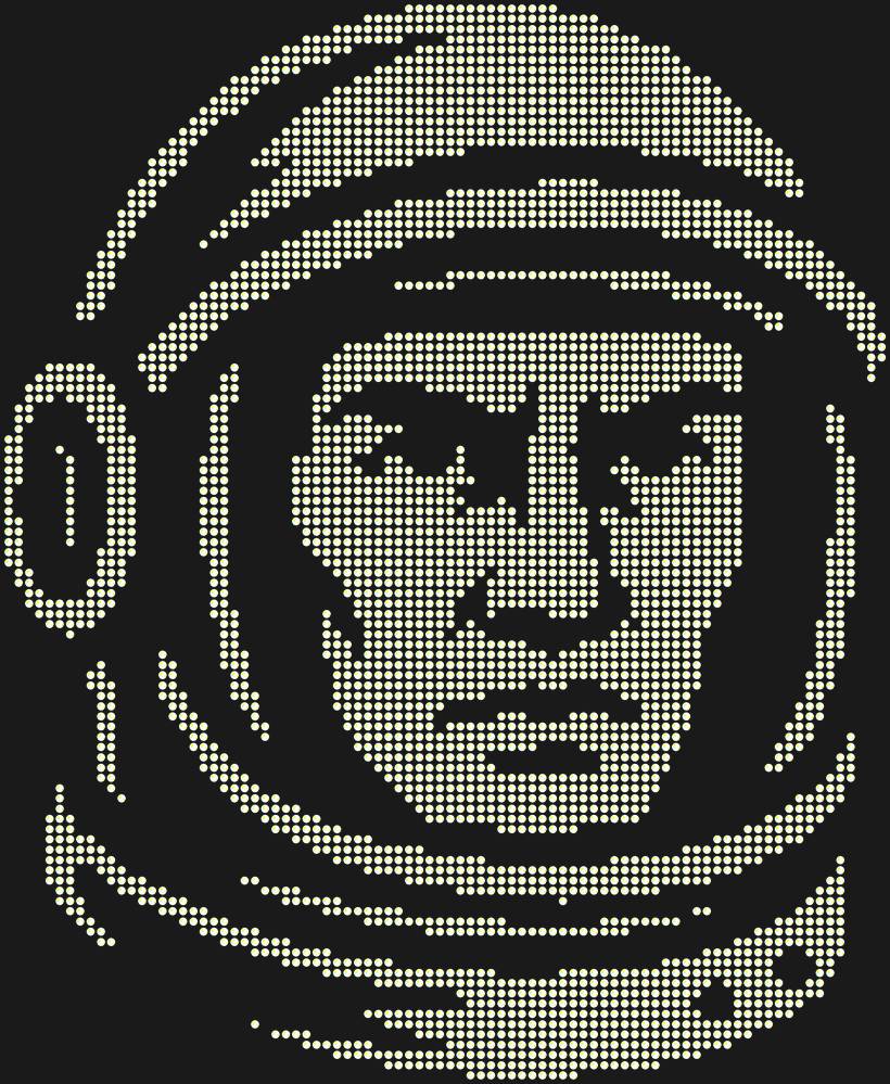Трафарет Astronaut — RHT_COSMONAUT1_SS6_CRYSTAL_AB