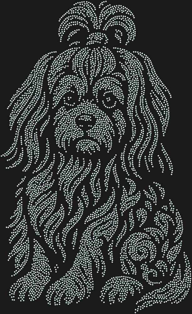 Трафарет Shih Tzu — RHT_SHIHTZU1_SS8_CRYSTAL_AB_DMC