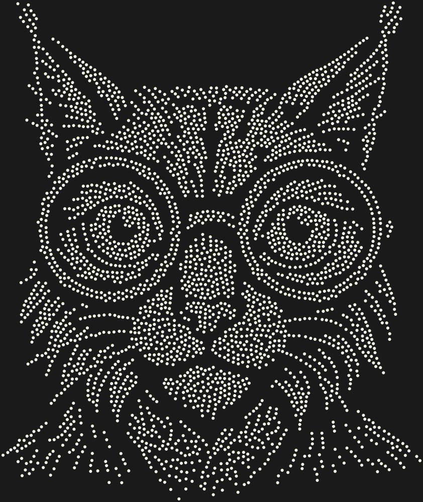 Трафарет Рысь в очках — RHT_LYNX1_SS16_CRYSTAL_AB