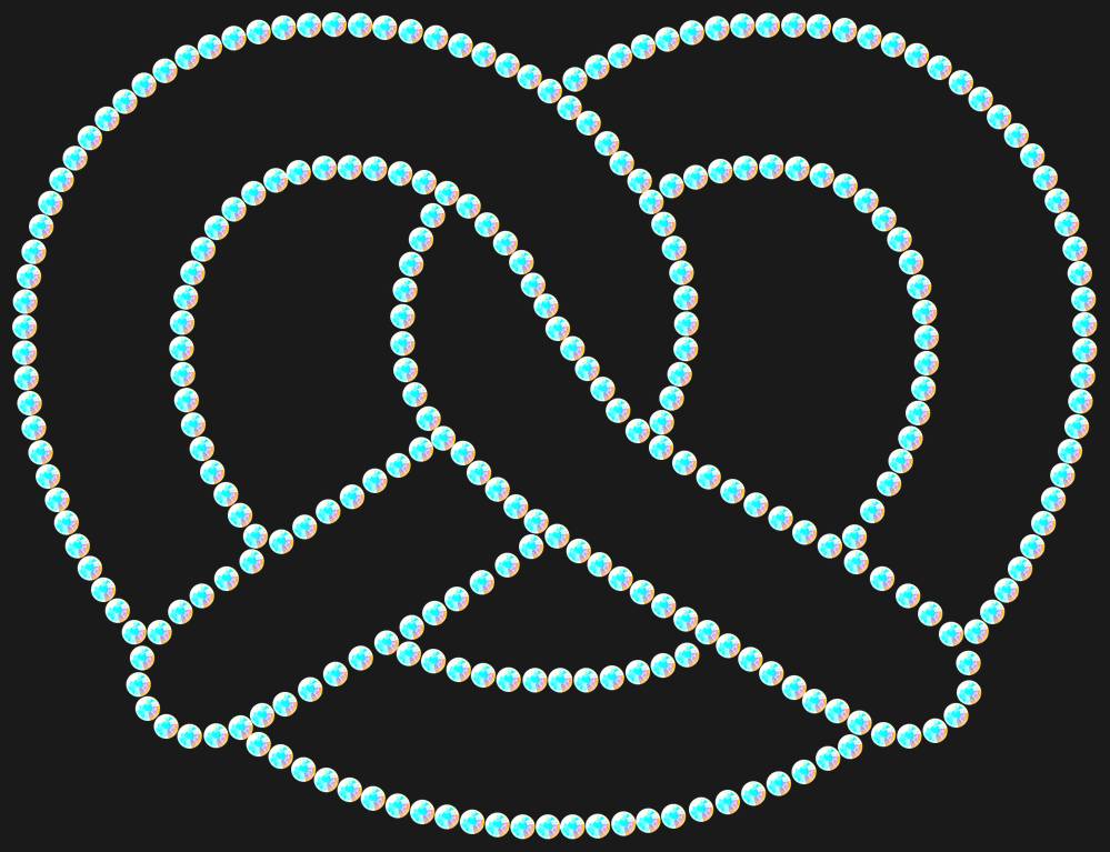 Трафарет Pretzel — RHT_PRETZEL1_SS12_CRYSTAL_AB_DMC