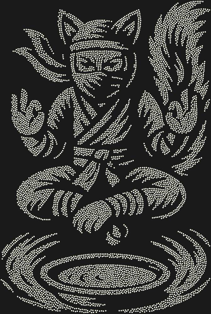 Трафарет Кот-ниндзя — RHT_CATNINJA1_SS16_CRYSTAL_AB