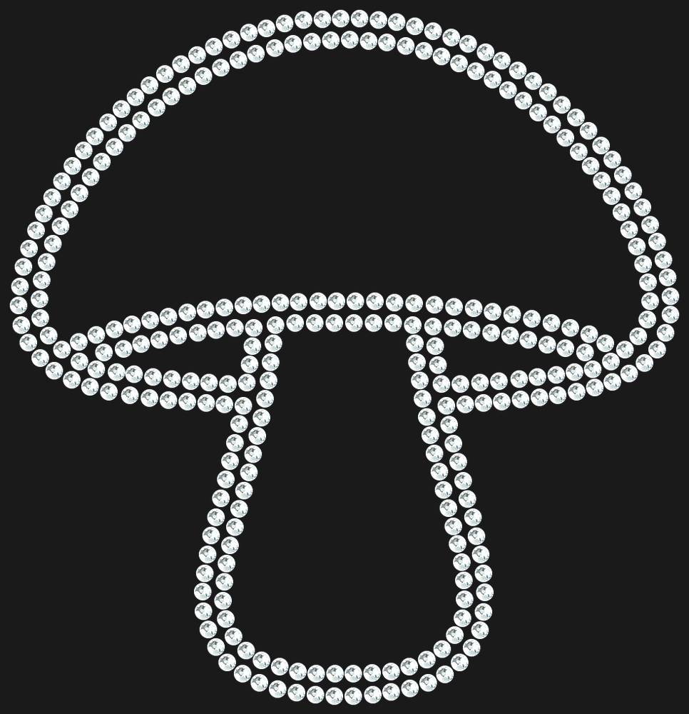 Трафарет Mushroom — RHT_MUSHROOM1_SS6_CRYSTAL_CLEAR