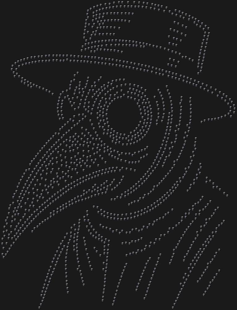 Трафарет Plague doctor mask — RHT_PLAGUEDOCTOR1_SS16_JET_BLACK