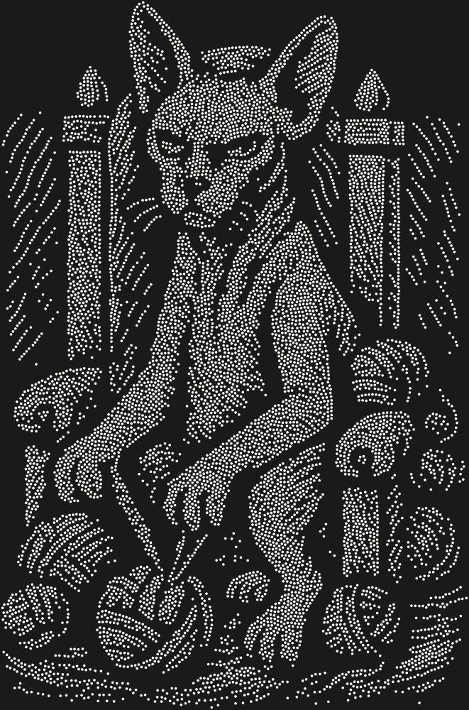 Трафарет Emperor Cat — RHT_CATEMPEROR1_SS12_CRYSTAL_AB