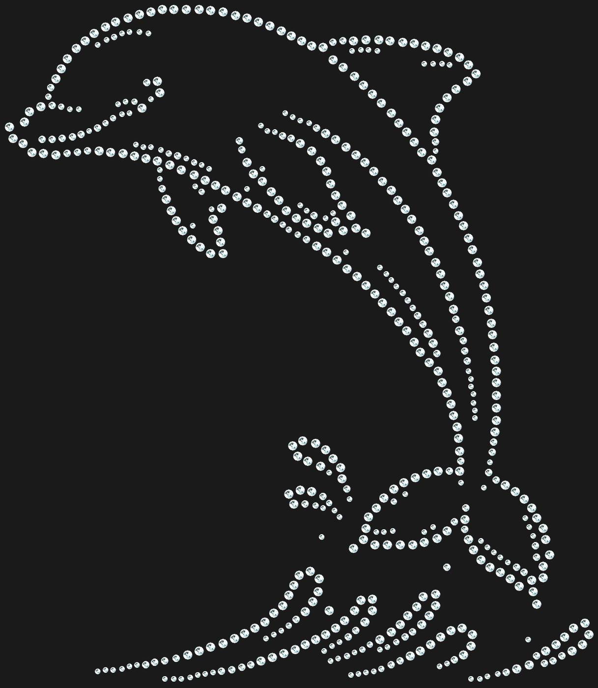 Трафарет Дельфин в прыжке — DOLPHINJUMP1