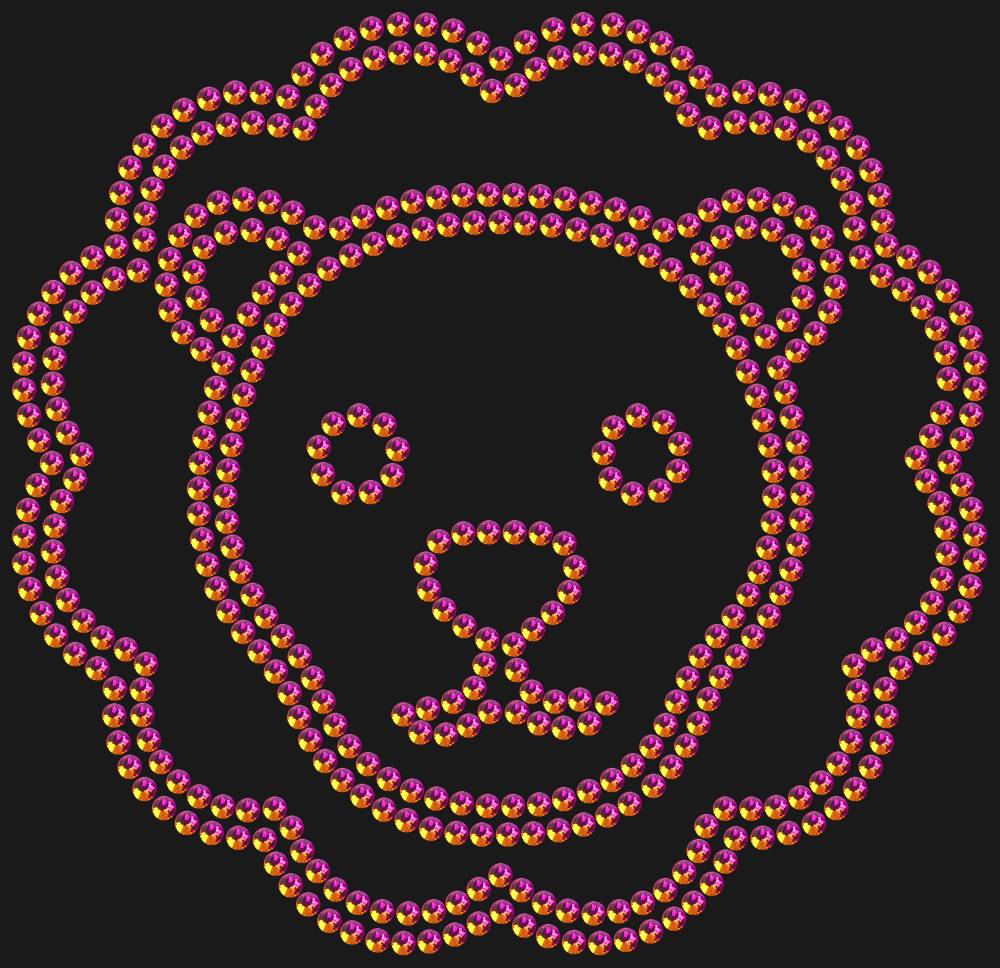 Трафарет Leo — RHT_LION2_SS16_RAINBOW