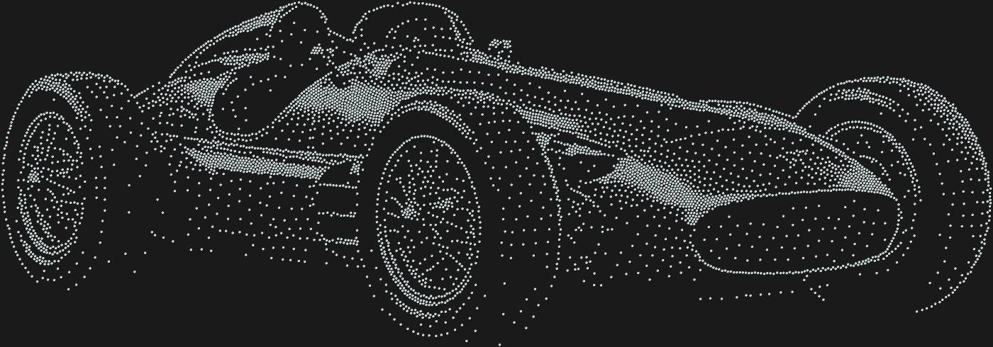 Трафарет Гоночный автомобиль 1950-х — RACECAR1